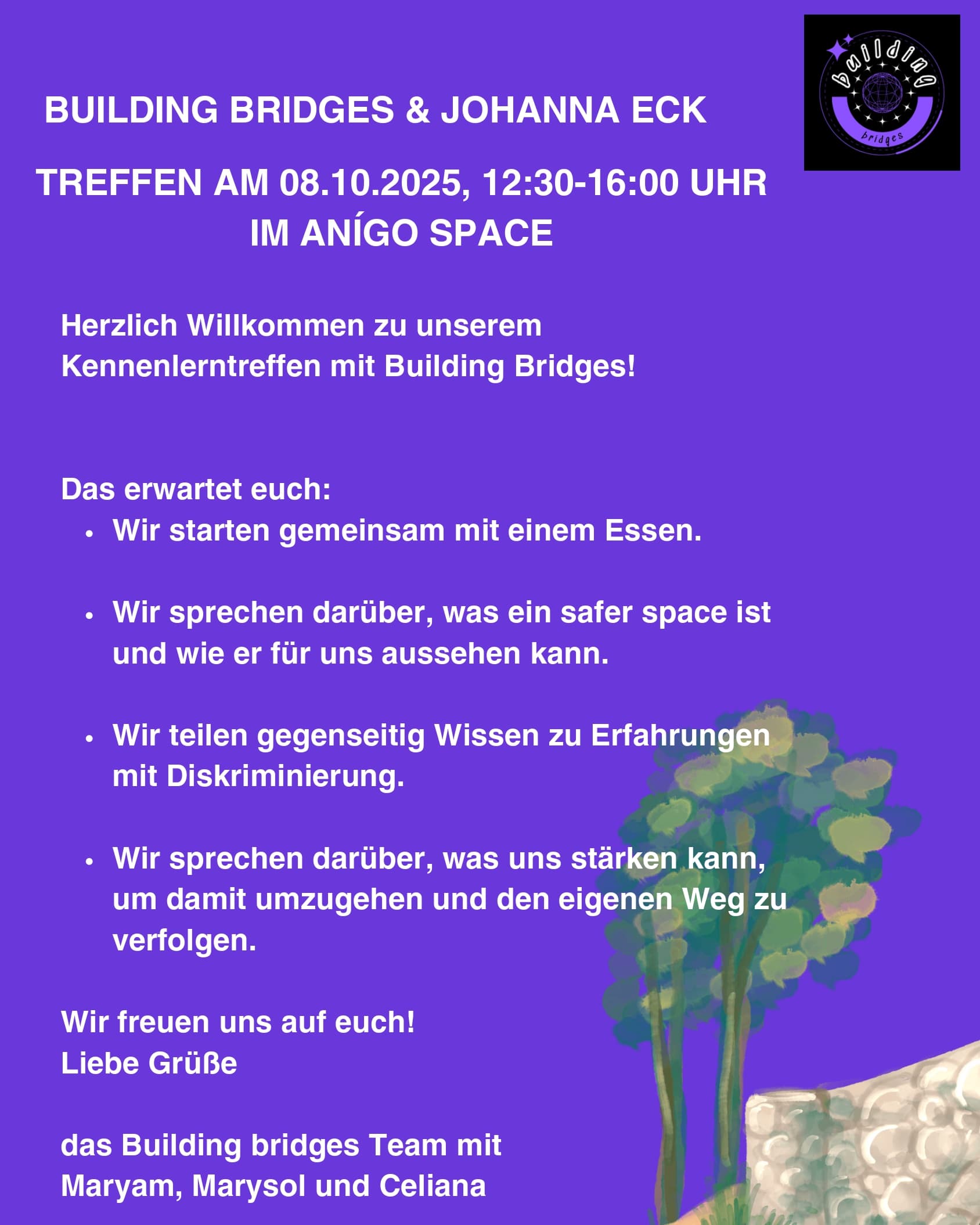 Flyer preview for Kick-off workshop — Johanna-Eck