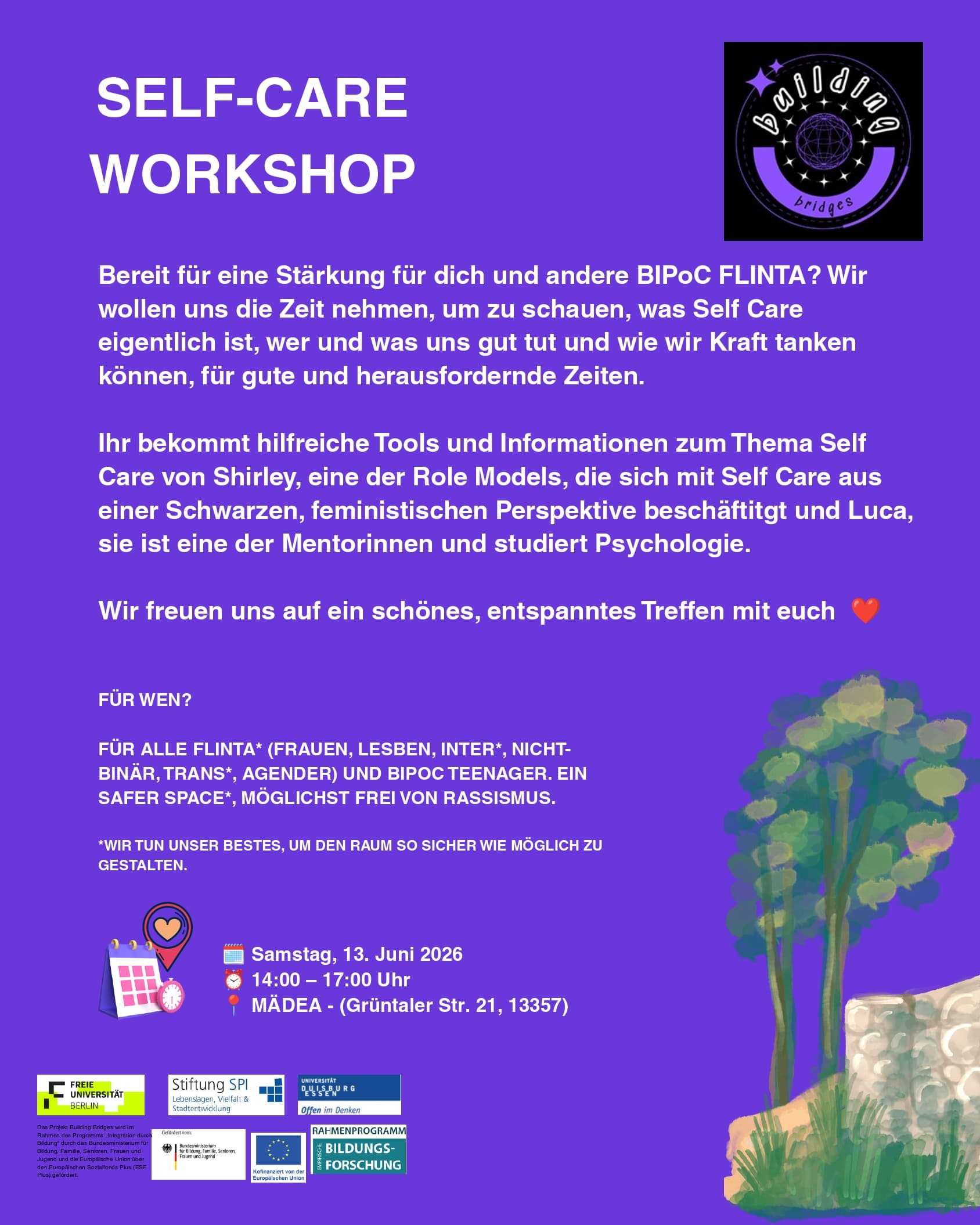 Archive flyer for Self-Care Workshop